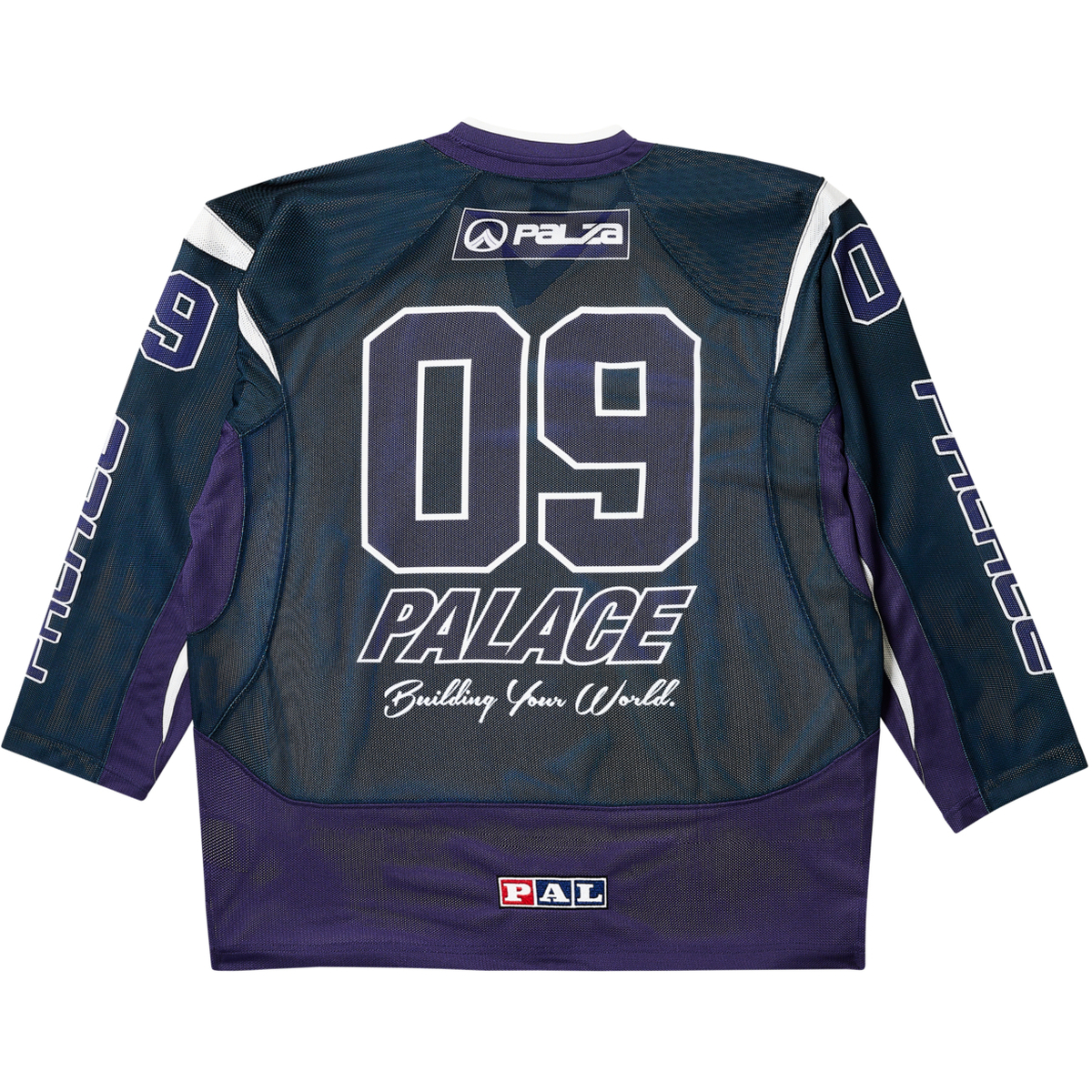 Thumbnail BUILDING YOUR WORLD HOCKEY JERSEY PURPLE one color