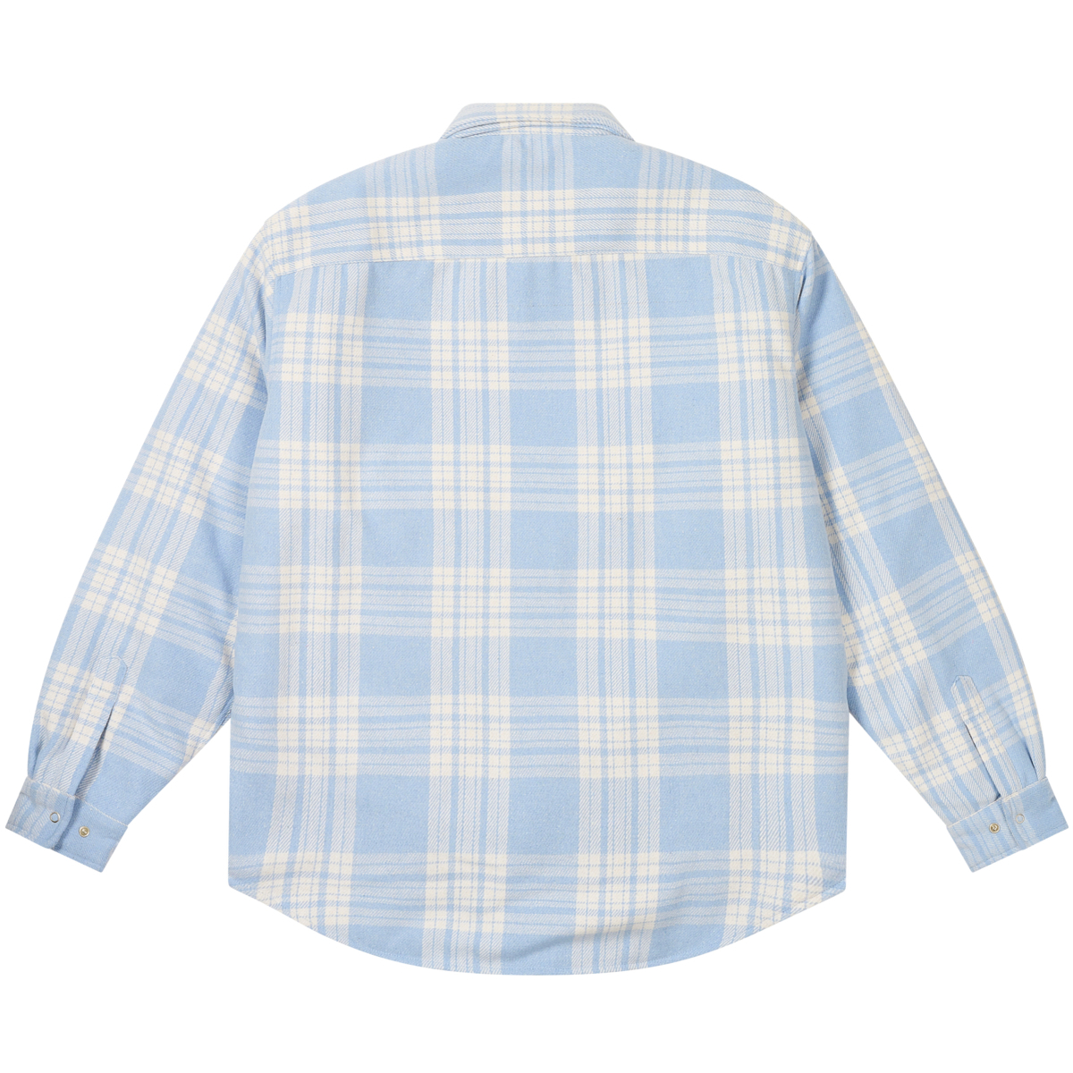 Thumbnail CHECK INSULATED SHIRT FAINT BLUE one color