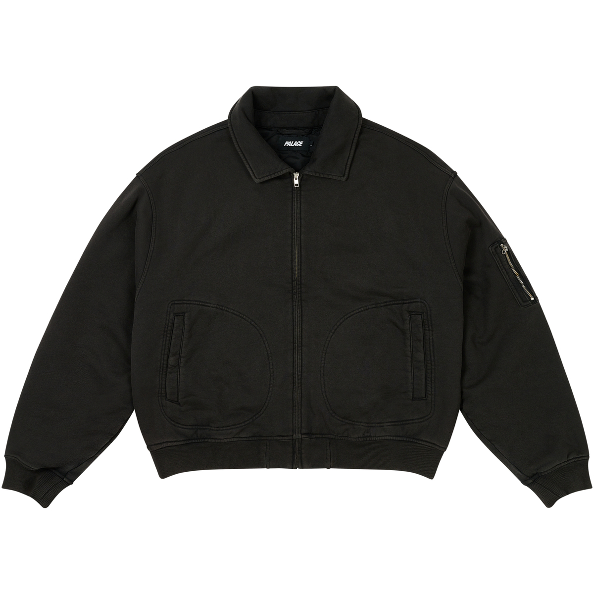 Thumbnail HEAVY BOMBER JACKET BLACK one color