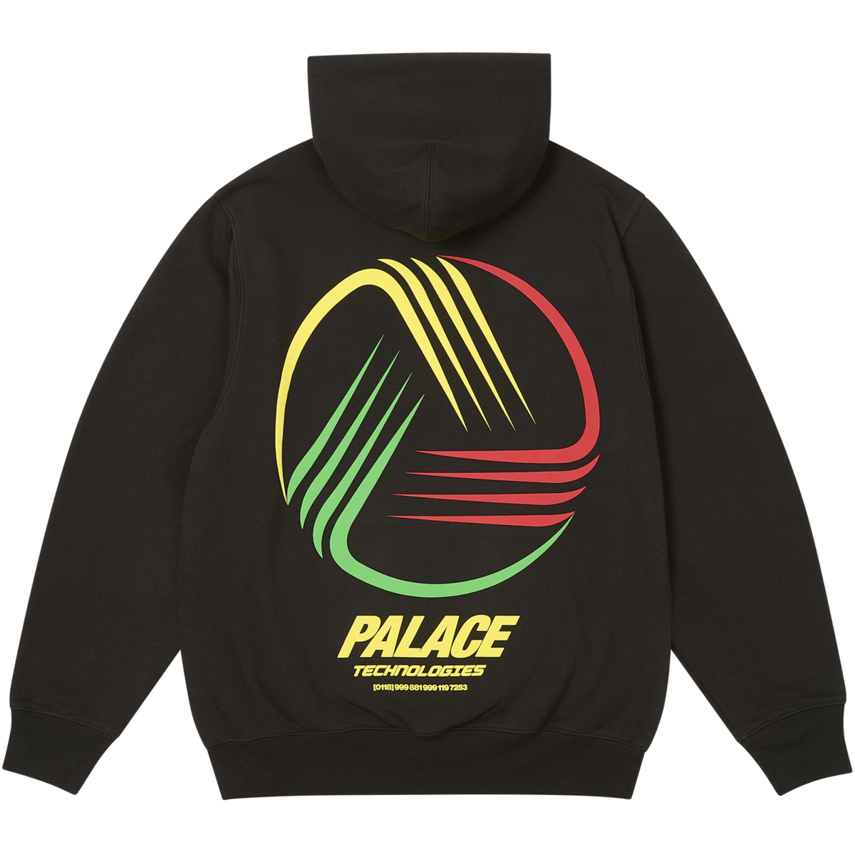 Thumbnail PALACE TECHNOLOGIES HOOD BLACK one color