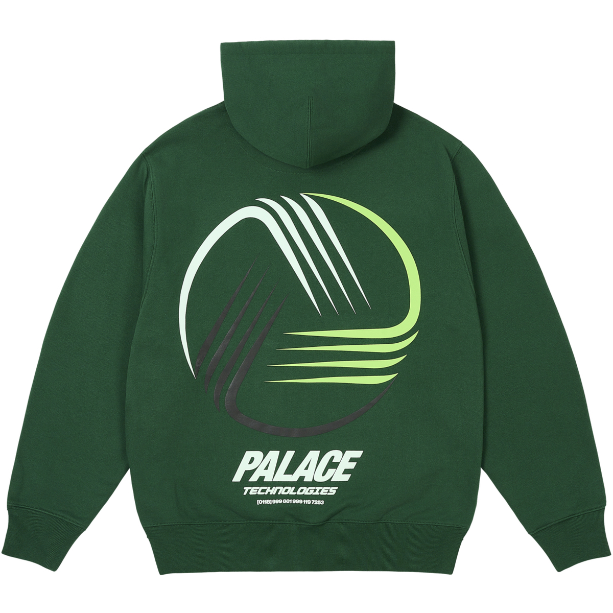 Thumbnail PALACE TECHNOLOGIES HOOD RACEY GREEN one color