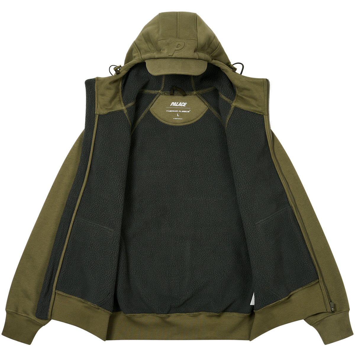 Thumbnail THERMAL BONDED CAP HOOD OLIVE one color