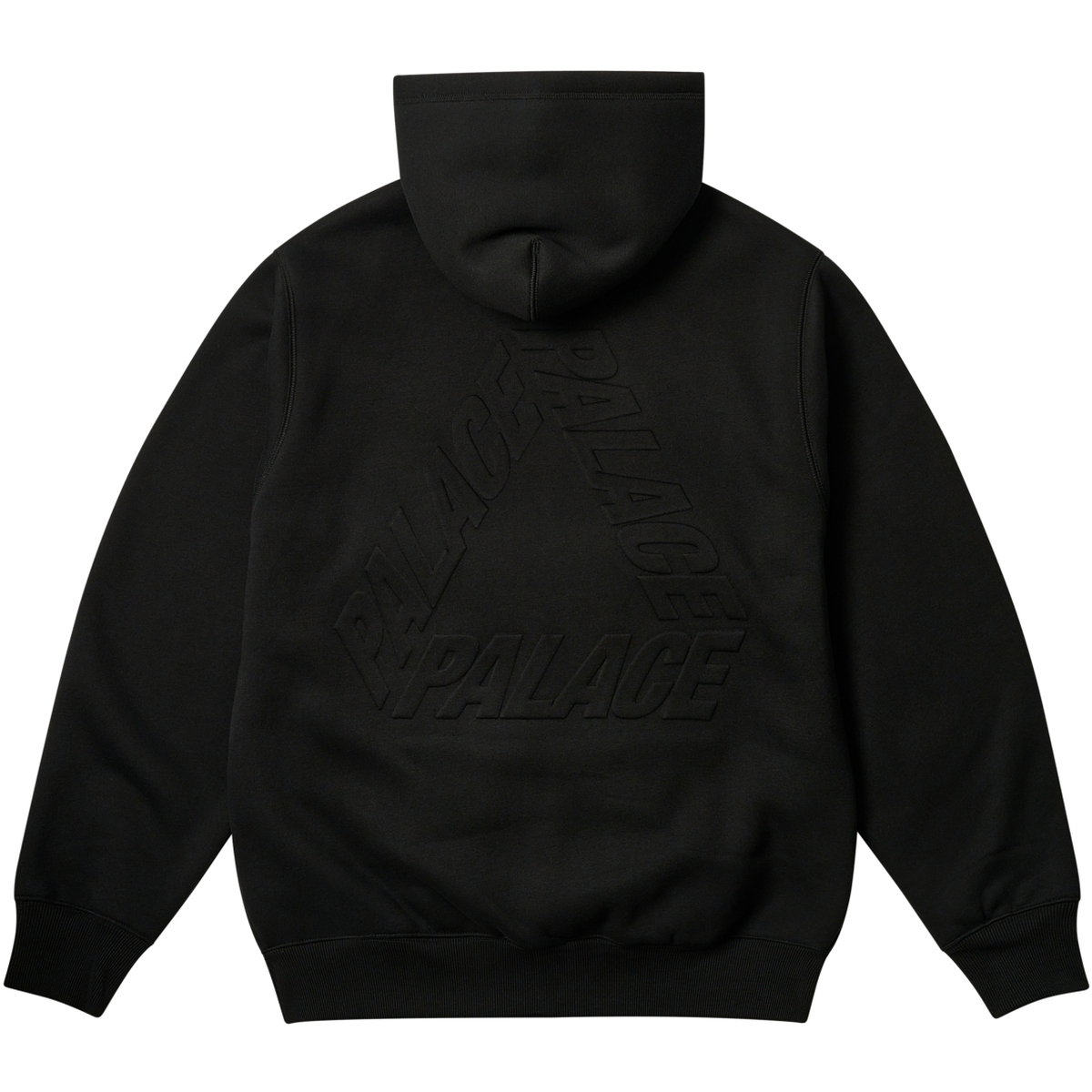 Thumbnail THERMAL EMBOSSED P3 ZIP HOOD BLACK one color