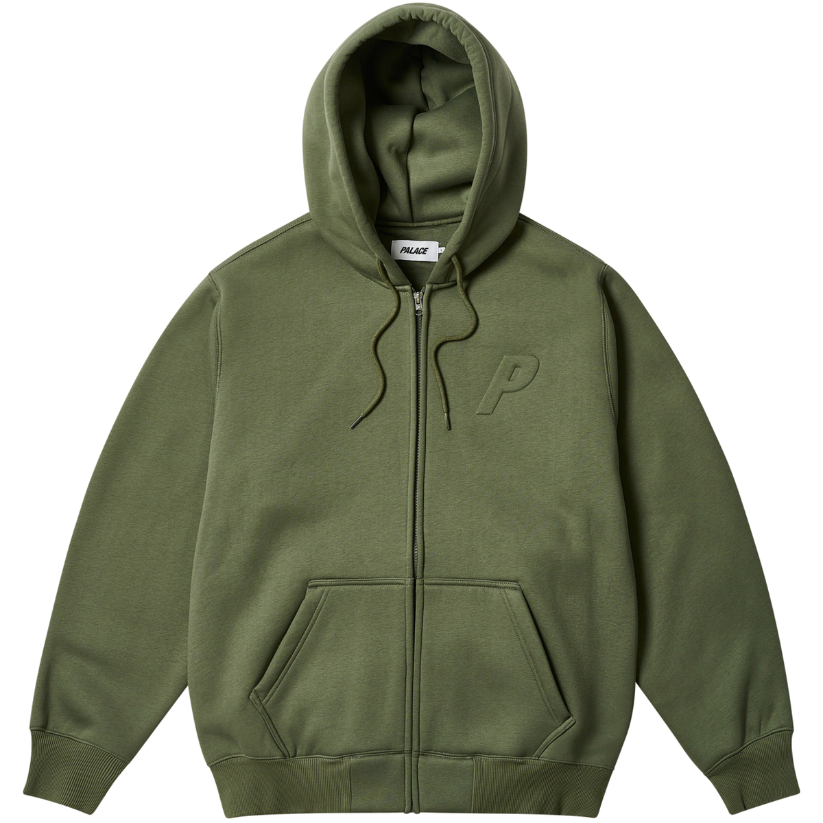 Thumbnail THERMAL EMBOSSED P3 ZIP HOOD THE DEEP GREEN one color