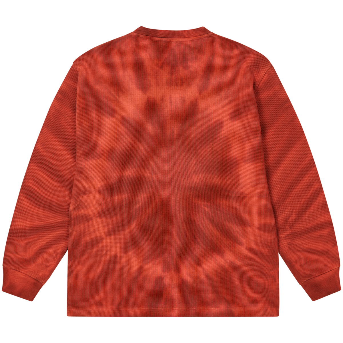 Thumbnail TIE-DYE WAFFLE LONGSLEEVE BURNT ORANGE one color