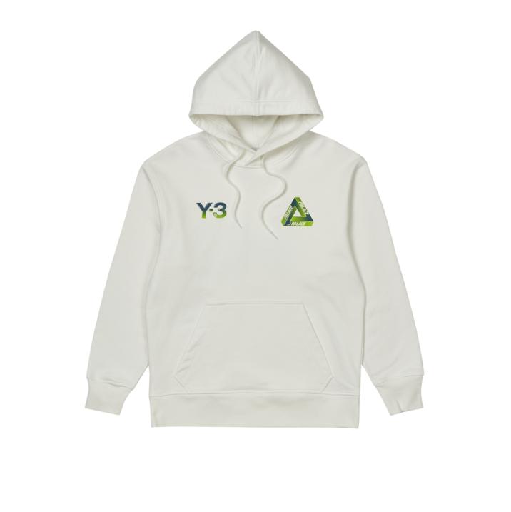 PALACE Y3 HOODIE WHITE one color